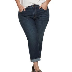 Denim Jean Capri Pants 